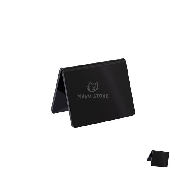 안내보드 영업시간안내보드판 V형 미니블랙보드 15x10cm