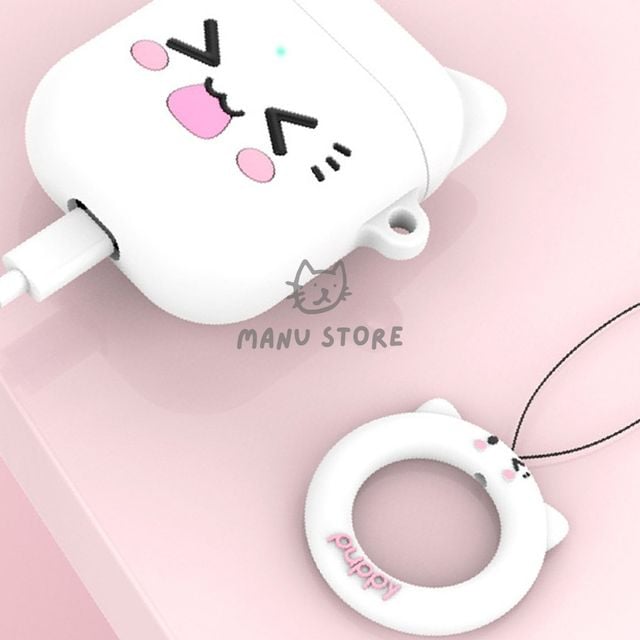 에어팟실리콘케이스 무선이어폰케이스 에어팟 실리콘 케이스 화이트