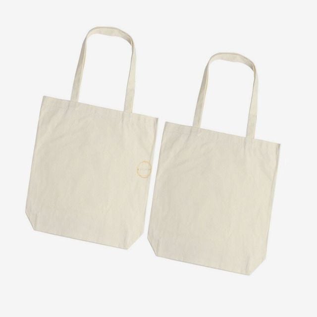 무지 에코백 2p 31x35cm 바닥면 무지가방 캔버스숄더백 여대생가방