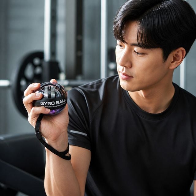 자이로볼 손목근력기 스핀볼 악력 운동기구 악력기 남녀공용 손목강화 운동