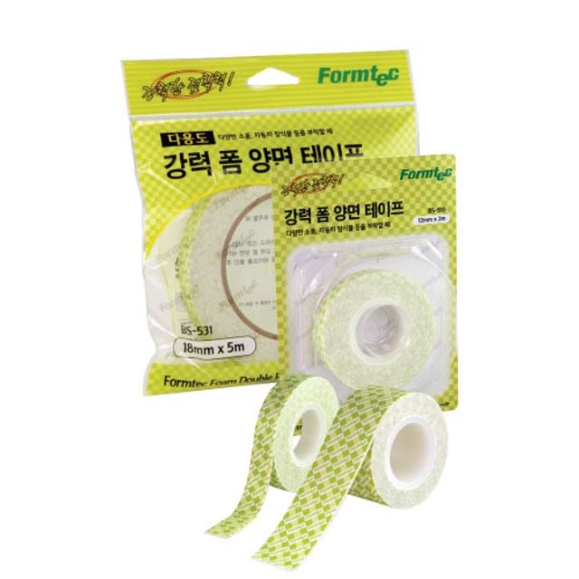폼텍)강력 폼 양면테이프(BS-512S/24mmx1.3m/1인치)