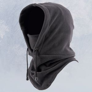 남녀공용 기모 후드 넥워머 - 따뜻한 겨울 바라클라바 마스크 - 이미지 2