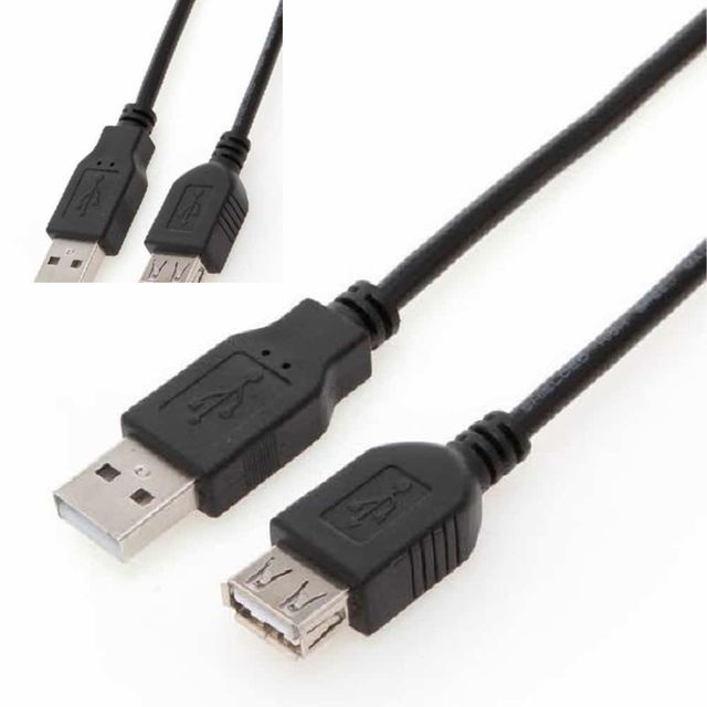 USB 2.0 연장케이블 A AF 1.5M usb연장포트 usb연장선 usbtousb 컴퓨터케이블