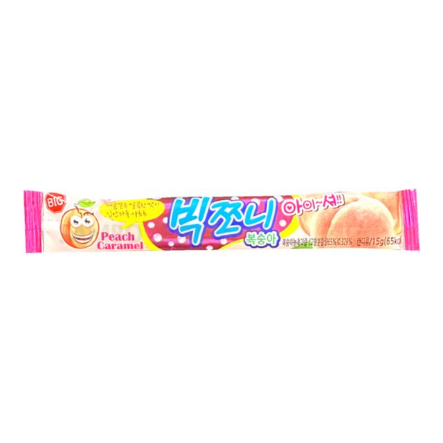 빅쪼니복숭아맛 복숭아맛츄잉캔디 1개