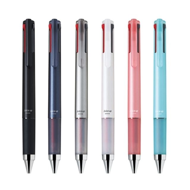 혜명몰 파이롯트 쥬스업 젤펜 4색 0.4mm LKJP-60S4-B 블랙 - 개 (1개입) 사은품볼펜 사무용볼펜 잘써지는볼 - 이미지 2