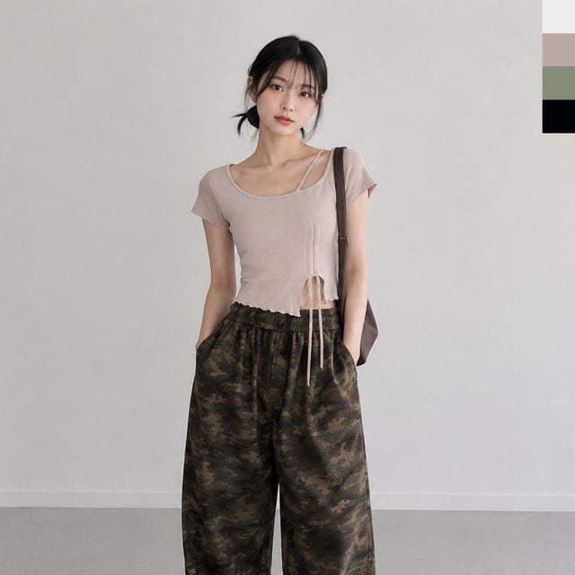 박스티 라운드티셔츠 티셔츠 빅사이즈여성의류 코디