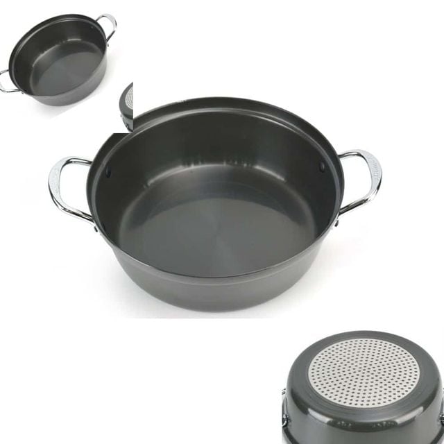 인덕션겸용 경질 국골냄비 뚜껑미포함 30cm 코팅냄비 라면냄비 국냄비 찌개냄비