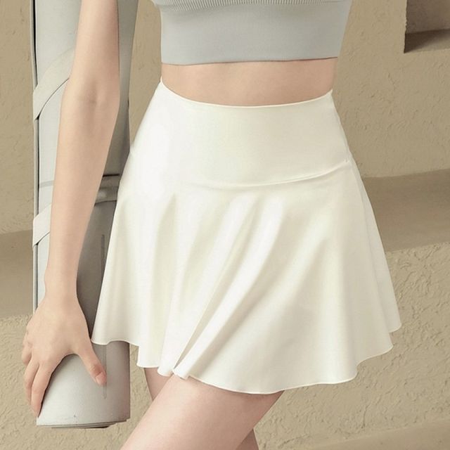 요가 테니스 운동용 여성 스포츠 스커트 속바지 내장 치마