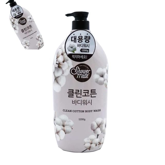 클린코튼 바디워시 샤워용품 바디클렌져 촉촉한바디워시 대용량바디워시