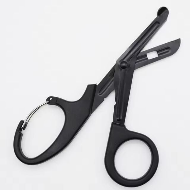 검은색 다용도가위 휴대가위 가정 사무용 야외 문구 정원 일반 절단