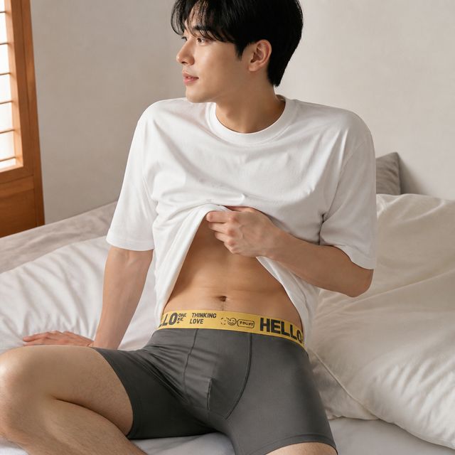 남성 언더웨어 컬러 팬티 남성용 속옷 로즈