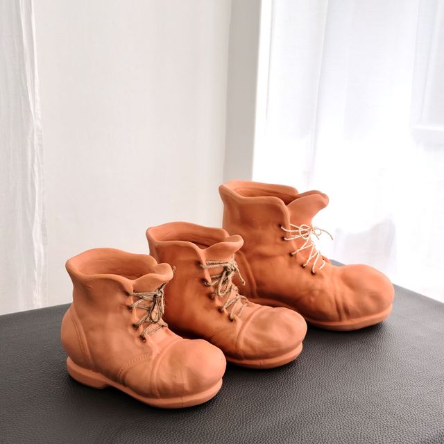 인테리어 신발 토분 화분 워커 부츠 소 12x19cm - 이미지 7