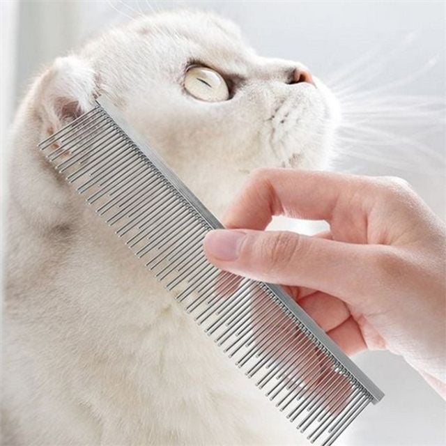 강아지 일자 빗 고양이 일자 빗 반려동물 애묘용 엉킨 털 제거기