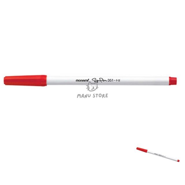 수성싸인펜 잉크펜 싸인펜 0.7mm 적색 12EA