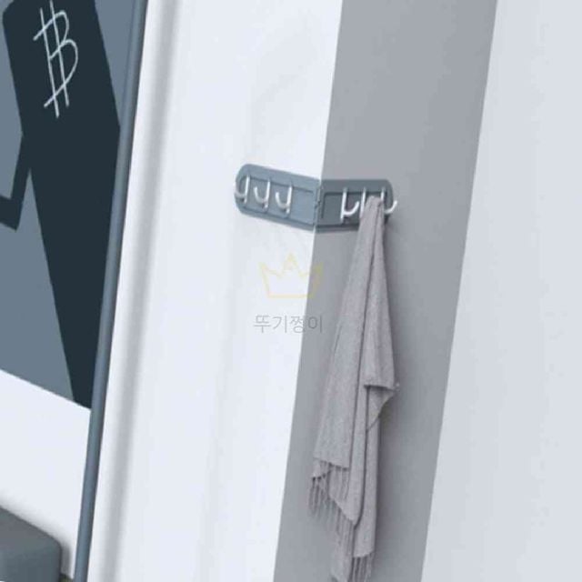 코너용 후크 욕실소품걸이