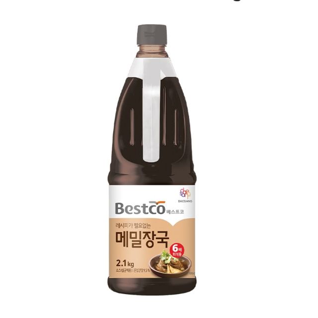 베스트코 6배희석 메밀장국 간편 모밀육수 2.1kg