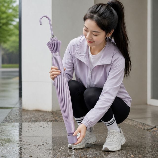 대형 자바라 장우산 빗물받이 캡커버 자동 우산 방수케이스 등산출근용