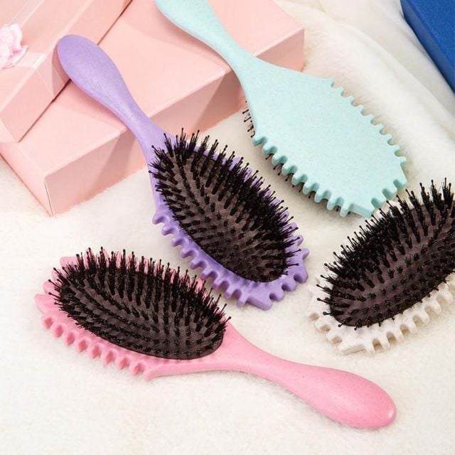 볼륨 헤어 브러쉬 컬링 롤빗 롤업 미용실 머리빗 롤브러시 휴대용
