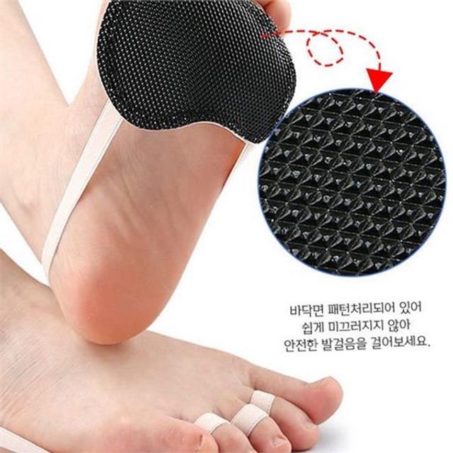 논슬립 하이힐 힐앞꿈치 패드 착용 하이힐 힐밀림 방지 패드 발가락