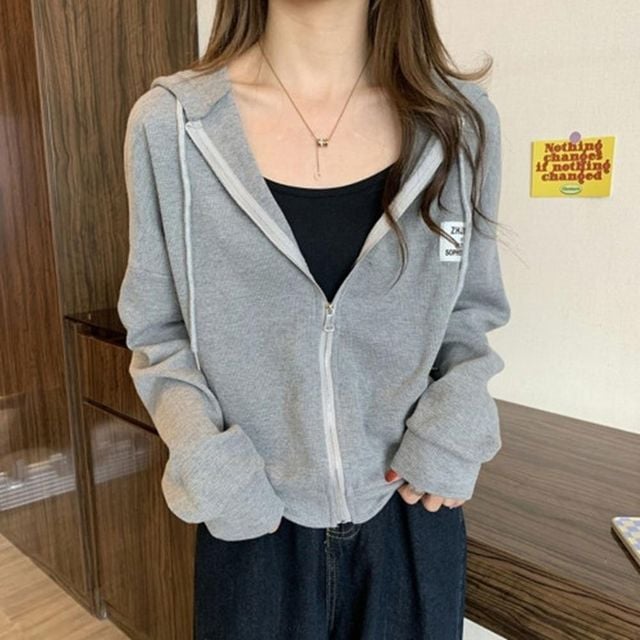 20대 후드 후드집업자켓 매력적인 커플룩 캐쥬얼