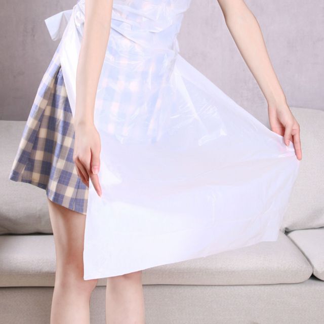 일회용 비닐앞치마 빅사이즈 80cm x 120cm 100매 - 이미지 4