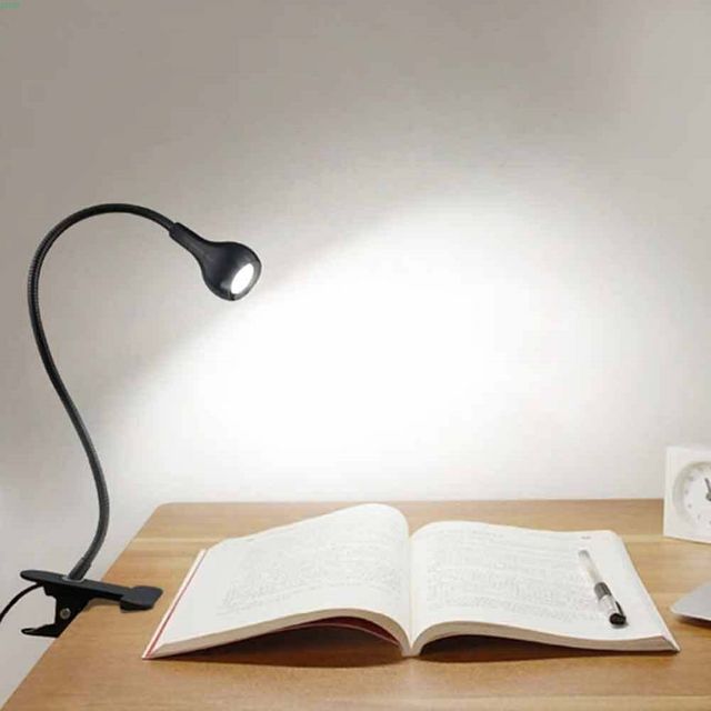 USB 충전 클립형 집게형 LED 독서 미니 램프-색상랜덤
