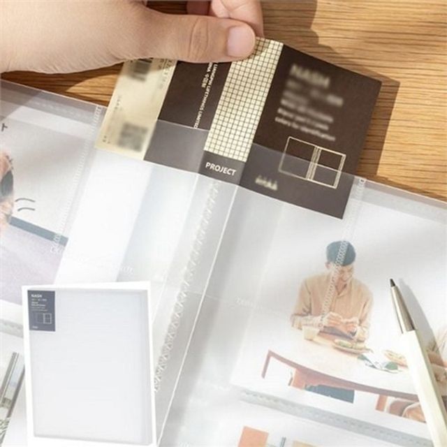 포켓 사진 앨범 160P-15.5x12cm 티켓 포토 앨범 인생네컷 카드 3인치 추억 정리 폴라로이드 슬라이딩