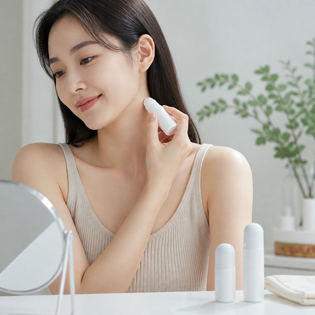 롤온 화장품 용기 공병 롤 휴대용 케이스 뷰티 - 이미지 1
