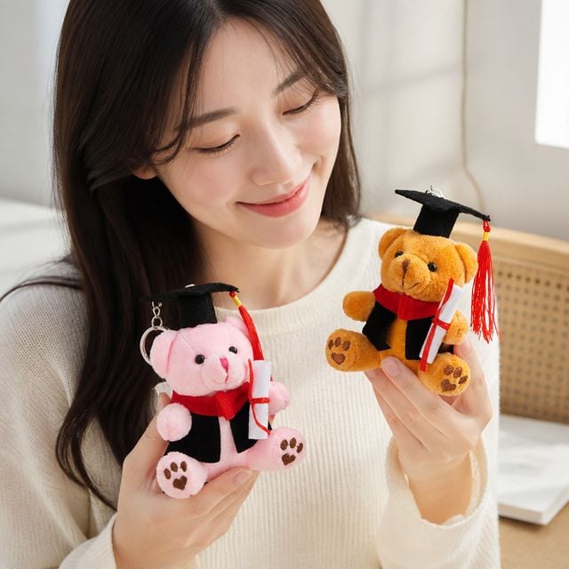곰돌이 인형 가방 고리 캐릭터 열쇠고리 봉제 가방고리 귀여운 장식 선물용 인형고리