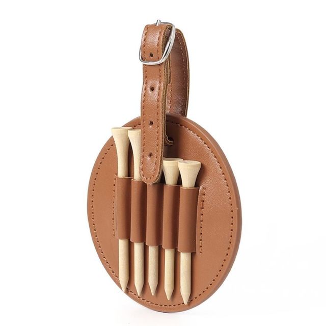 베이직 골프티 홀더 9.5x16cm 브라운