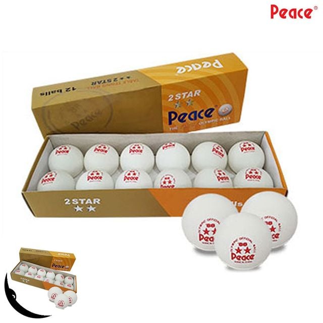 탁구공세트 스포츠탁구공 화이트 탁구공 2성 12pcs