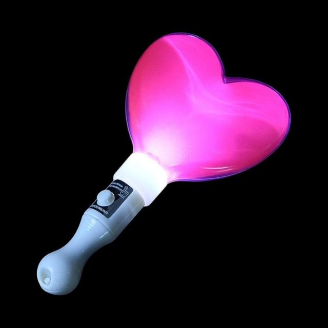 LED 하트 야광봉 (핑크)