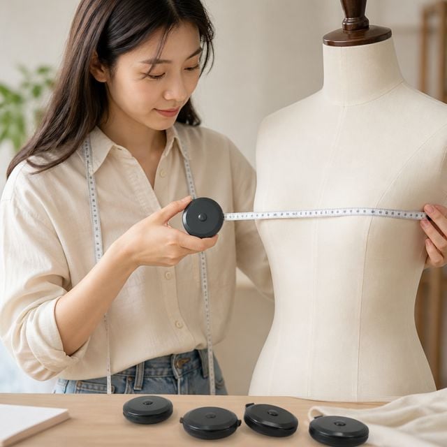 측정 줄자 휴대용 피팅 의류 재단 치수 공구