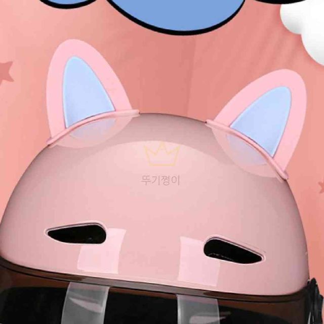 헬멧장식 고양이 귀 귀장식