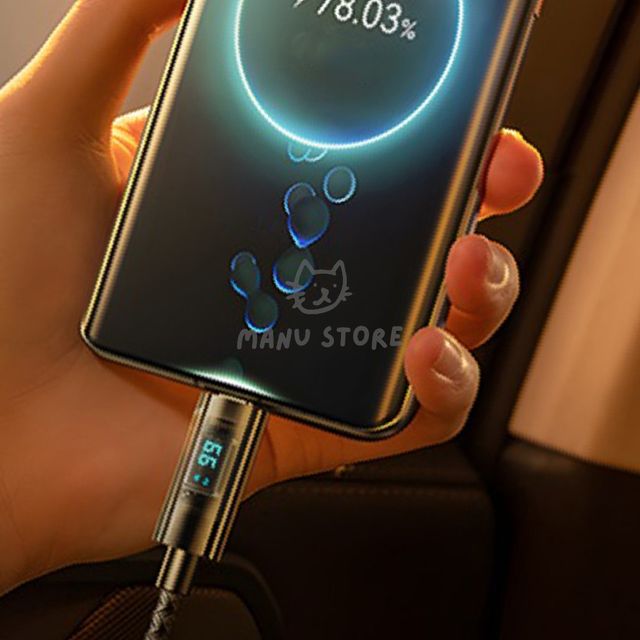 USBC타입케이블 핸드폰충전케이블 전력측정 100W 고속 충전케이블 C to C타입 1.2M
