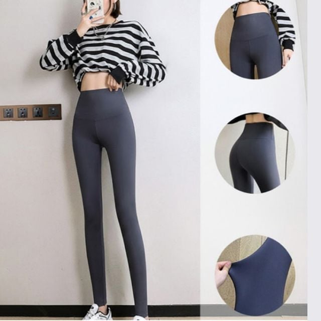 쫀쫀한 스판 기모 레깅스 1P 스포츠 요가 필라테스 운동 팬츠 쫄바지