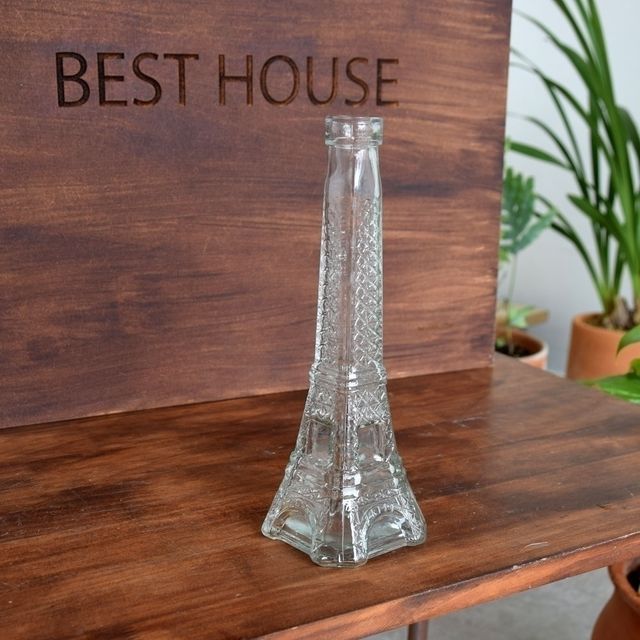 유리화분 화병 BHE0323 에펠탑 디자인 3x23cm 인테리어 소품 - 이미지 5