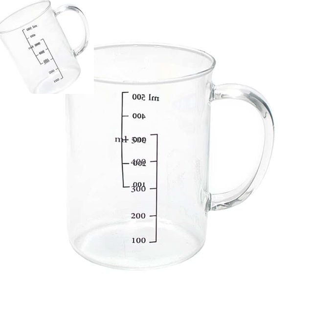 바르다겐 계량컵 500ml 제과제빵용품 주방계량컵 유리계량컵 계량용기