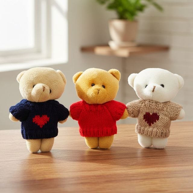 모루인형 옷 뜨개 의상 인형옷 만들기 세트 - 이미지 3