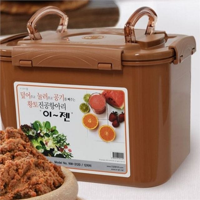 진공 저장 용기 사각 밀폐 용기 밀폐음식 장류 식품 보관 된장 고추장 매실청 김치통 장아찌 항아리 간장