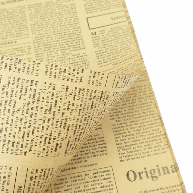 영자 신문 10p 포장지 크라프트지 - 이미지 4