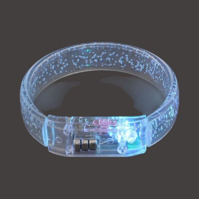 LED 플래시 버블 팔찌 (화이트)