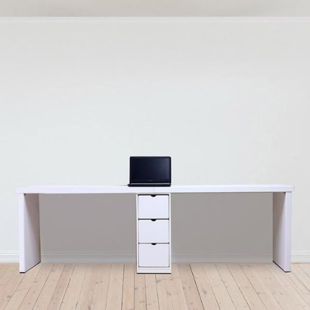 학생 자녀 온라인수업 서재 재택근무 2인용 책상