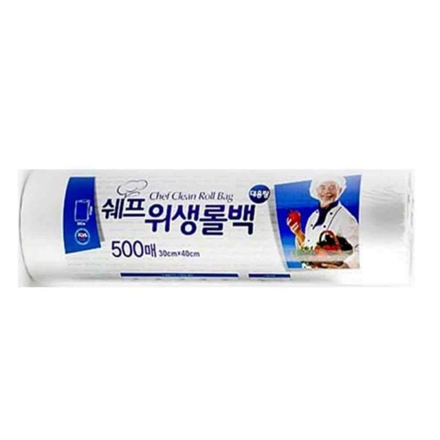 롤백 30x40 500매 위생봉투 투명롤비닐 비닐봉투 투명비닐백