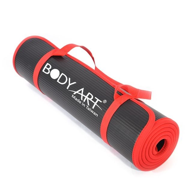 바디아트 운동매트 10mm 코어트레이닝 매트 운동매트 블랙 스포츠매트 홈트레이닝 홈트 - 이미지 1