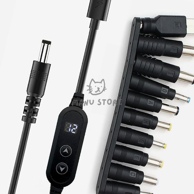CTODC케이블 C타입전원케이블 60W PD C to DC 변환 케이블 젠더 10종 세트