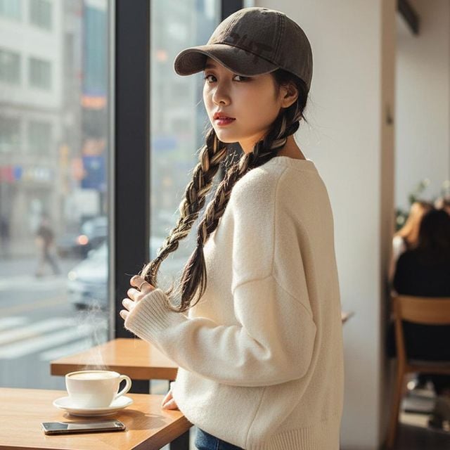 포체인 간편한 캡형 가발 SD262051 부분가발 패션잡화 중년여성가발 가발 위그 시계 자연스러운 여성가발