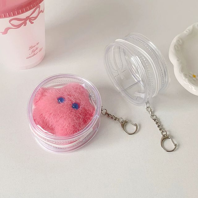 미니 PVC 파우치 키링 인형 캔뱃지 굿즈 - 이미지 4