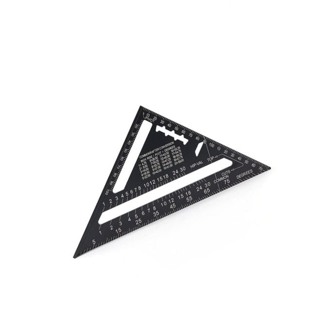 목공용 삼각자 18cm 각도표기 측정자 목공자