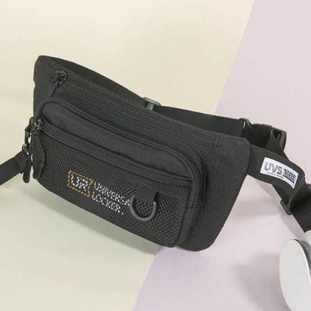 포켓 망사 포인트 바디 크로스 힙색 도난방지 도난방지힙색